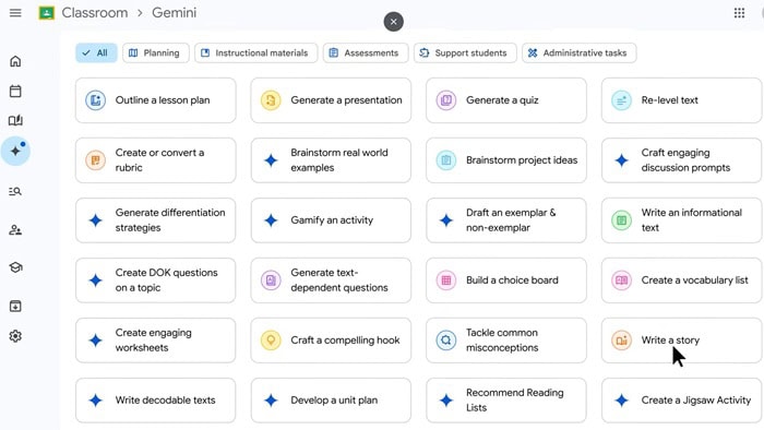 Gemini trong Google Classroom| Tổng quan, lợi ích, tính năng và cách dùng 7 tính năng AI nổi bật