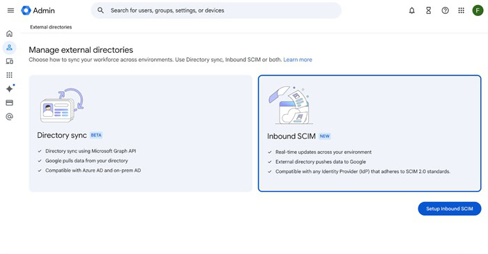 Cập nhật tính năng mới của Google Workspace trong tuần 06/07 - 11/07/2026 5 tính năng SCIM