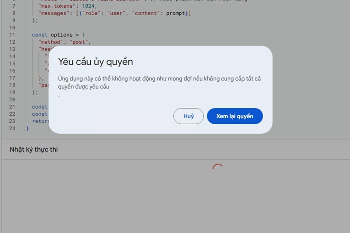 Google Sheets Claude là gì? Tổng quan, tính năng, cách dùng, lỗi dùng lưu ý 14 Cấp quyền truy cập