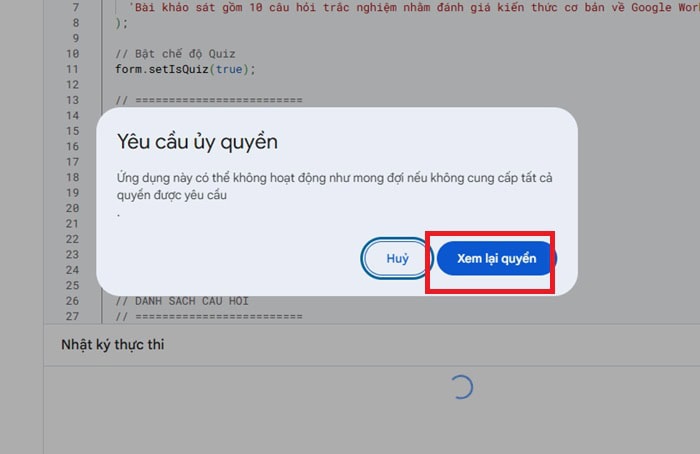 Hướng dẫn cách tạo Google Forms bằng ChatGPT nhanh, chuẩn từ A-Z 11 Cấp quyền truy cập