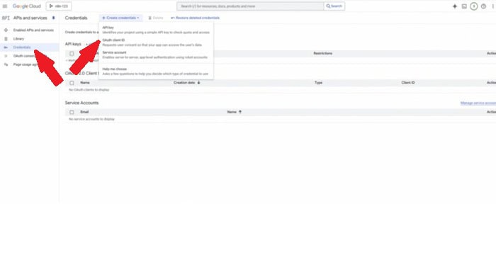 Kết nối Google Sheets với n8n: Hướng dẫn chi tiết A-Z 13 chọn OAuth client ID.