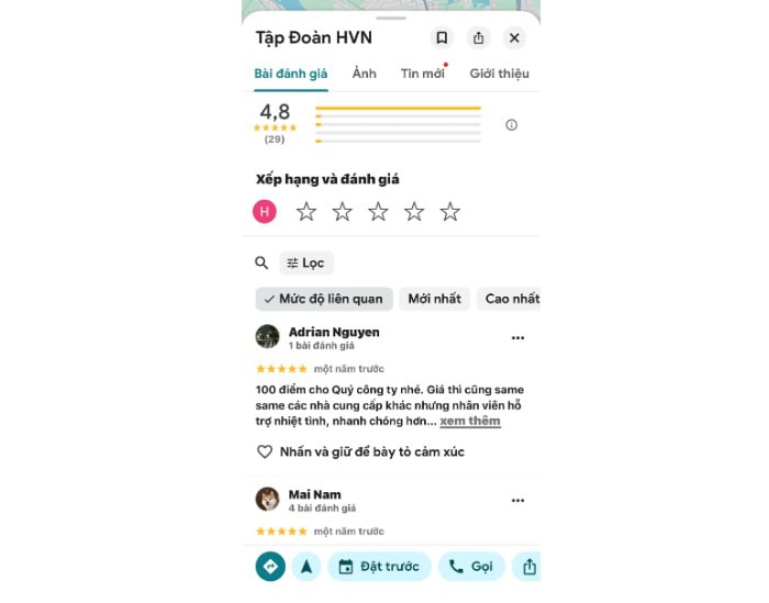 Google Reviews là gì? Tất tần tật về cách sử dụng và lợi ích cho doanh nghiệp 9 Chọn viết đánh giá