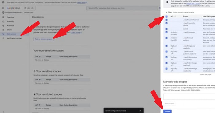 Kết nối Google Sheets với n8n: Hướng dẫn chi tiết A-Z 12 OAuth consent screen
