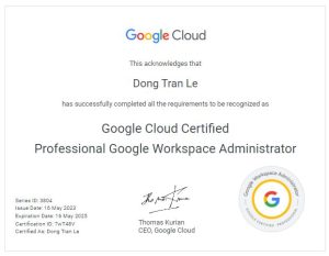 Google Partner là gì? GCS Việt Nam - Đối tác cấp cao của Google tại Việt Nam 12 chung chi google tran le dong