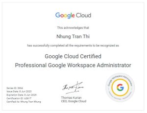 Google Partner là gì? GCS Việt Nam - Đối tác cấp cao của Google tại Việt Nam 18 chung chi google tran thi nhung