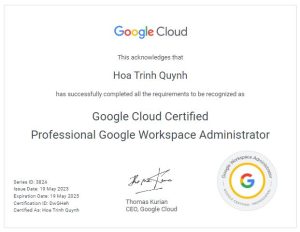 Google Partner là gì? GCS Việt Nam - Đối tác cấp cao của Google tại Việt Nam 24 chung chi google trinh quynh hoa