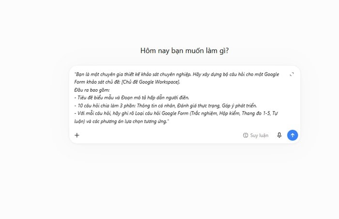 Hướng dẫn cách tạo Google Forms bằng ChatGPT nhanh, chuẩn từ A-Z 14 Soạn Prompt chuẩn
