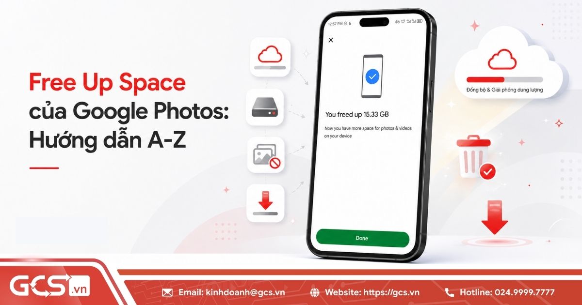 free up space cua google photos
