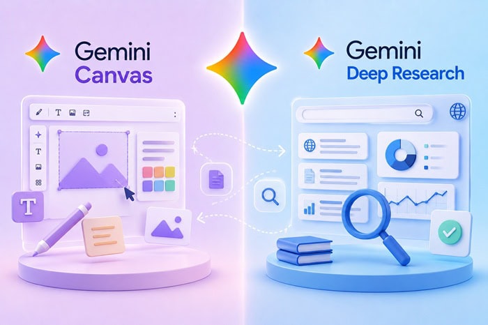 So sánh Gemini Canvas vs Deep Research: Nên chọn công cụ nào? 8 Mục đích sử dụng
