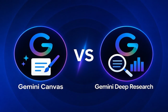 So sánh Gemini Canvas vs Deep Research: Nên chọn công cụ nào? 7 Gemini Canvas vs Deep Research