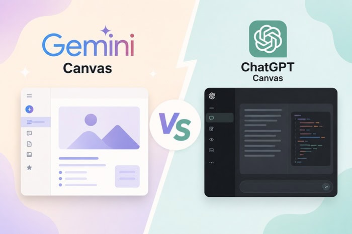 So sánh Gemini Canvas vs ChatGPT Canvas: Nên chọn AI nào cho công việc? 8 Trải nghiệm giao diện