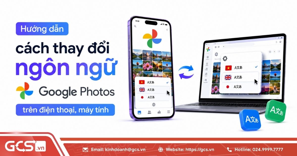 Hướng dẫn cách thay đổi ngôn ngữ Google Photos trên điện thoại, máy tính từ A-Z 19 thay doi ngon ngu google photos