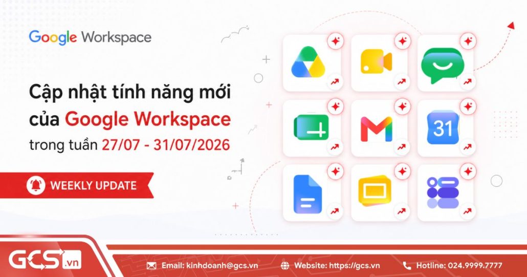 Cập nhật tính năng mới của Google Workspace trong tuần 27/07 - 31/07/2026 4 tinh nang moi google workspace
