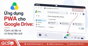 ung dung pwa cho google drive