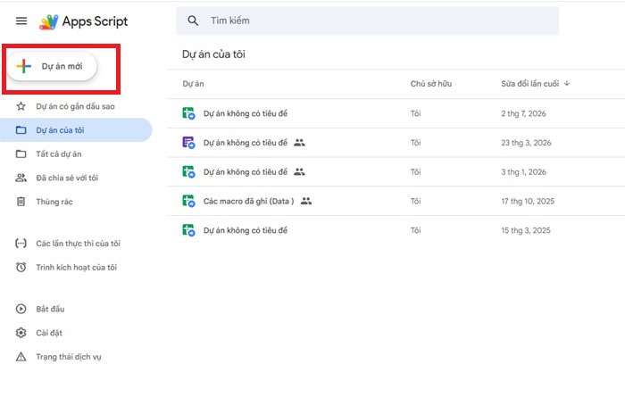 Hướng dẫn cách tạo Google Forms bằng ChatGPT nhanh, chuẩn từ A-Z 7 Dự án mới