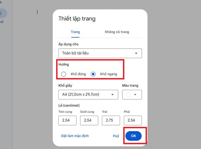 03 Cách tạo lịch trong Google Docs| Hướng dẫn chi tiết từ A-Z 7 Chuyển trang Google Docs