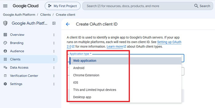 Hướng dẫn cách tích hợp Google Docs MCP với Claude Code từ A-Z 18 Tạo OAuth Client ID