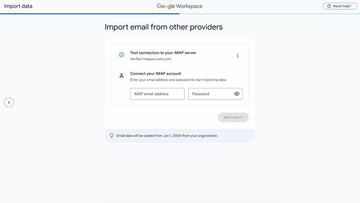 Cập nhật tính năng mới của Google Workspace trong tuần 21/09 - 26/09/2026 14 máy chủ IMAP