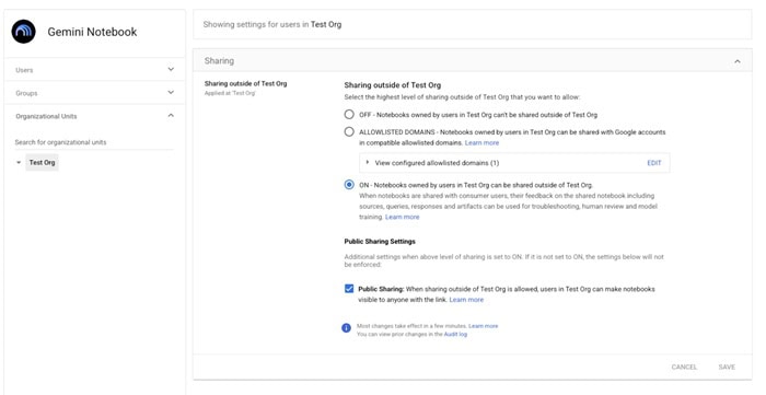 Cập nhật tính năng mới của Google Workspace trong tuần 07/09 - 12/09/2026 8 chia sẻ Gemini Notebook