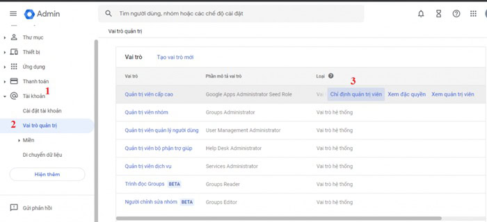 Quản trị viên Google Workspace là gì? Hướng dẫn thêm và xóa tài khoản chi tiết 6 thêm quản trị viên Google Workspace