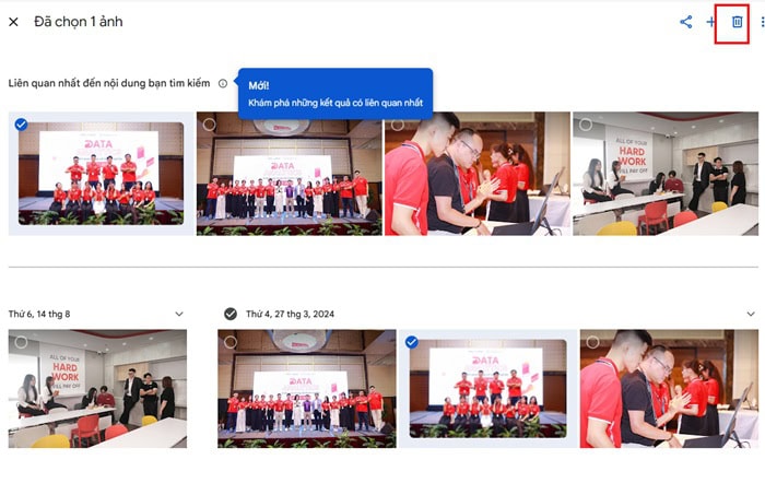Hướng dẫn cách xóa ảnh trùng lặp trên Google Photos chi tiết từ A-Z 7 biểu tượng Thùng rác