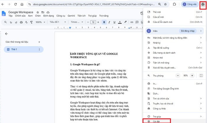 Lỗi con trỏ chuột biến mất trên Google Docs: Nguyên nhân và cách khắc phục 11 giao diện trình duyệt Chrome