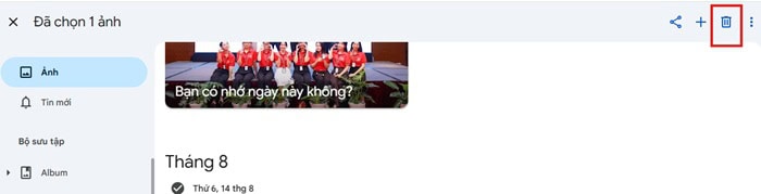 Hướng dẫn cách xóa ảnh trùng lặp trên Google Photos chi tiết từ A-Z 11 biểu tượng Thùng rác