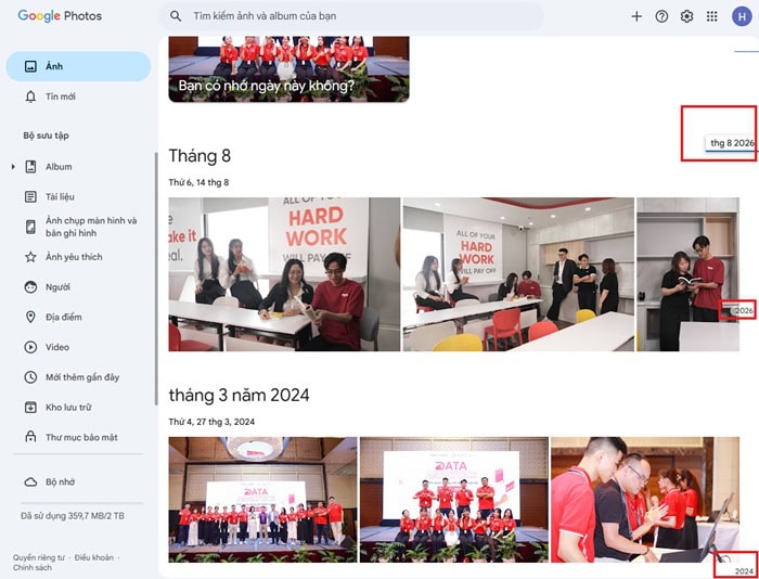Hướng dẫn cách xóa ảnh trùng lặp trên Google Photos chi tiết từ A-Z 10 Lọc và so sánh ảnh