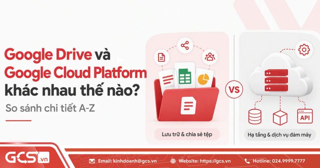 Google Drive và Google Cloud Platform khác nhau thế nào? 4 google drive va google cloud platform