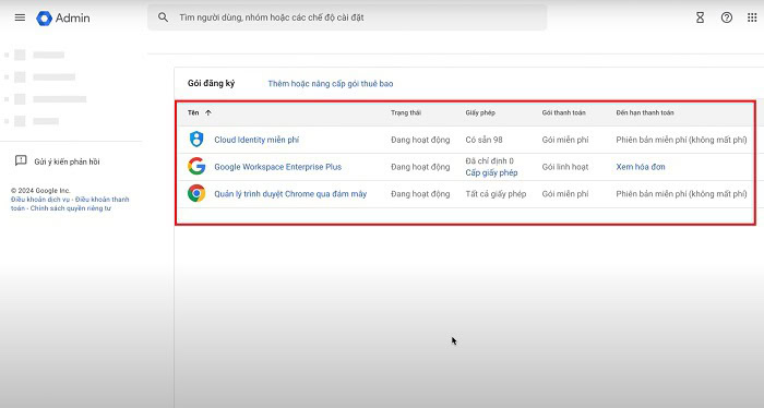 Quản trị viên Google Workspace là gì? Hướng dẫn thêm và xóa tài khoản chi tiết 16 Hủy gói thuê bao