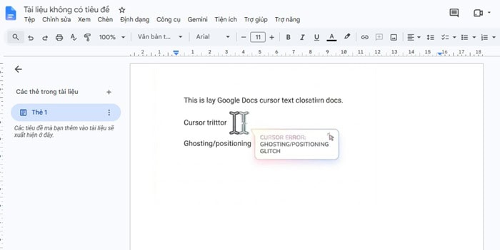 Lỗi con trỏ chuột biến mất trên Google Docs: Nguyên nhân và cách khắc phục 5 lỗi con trỏ chuột biến mất