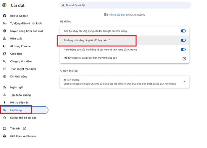 Lỗi con trỏ chuột biến mất trên Google Docs: Nguyên nhân và cách khắc phục 12 Sử dụng chế độ tăng tốc