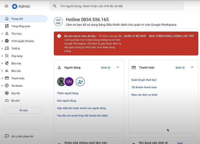 Quản trị viên Google Workspace là gì? Hướng dẫn thêm và xóa tài khoản chi tiết 12 Quản trị viên cấp cao