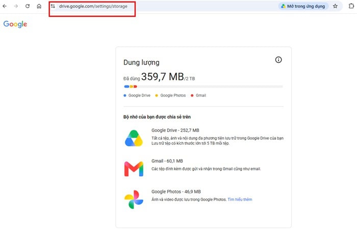 Google Drive lưu trữ được bao lâu? Hướng dẫn kiểm tra dung lượng 7 quản lý bộ nhớ