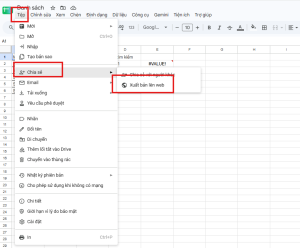 Giới hạn trong Google Sheets| Cập nhật mới nhất 2026 8 Giới hạn chia sẻ